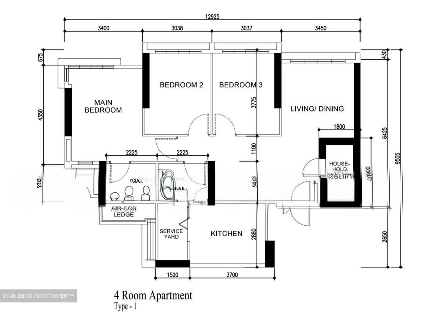 Blk 208B Clementi Gateway (Clementi), HDB 4 Rooms #583312841
